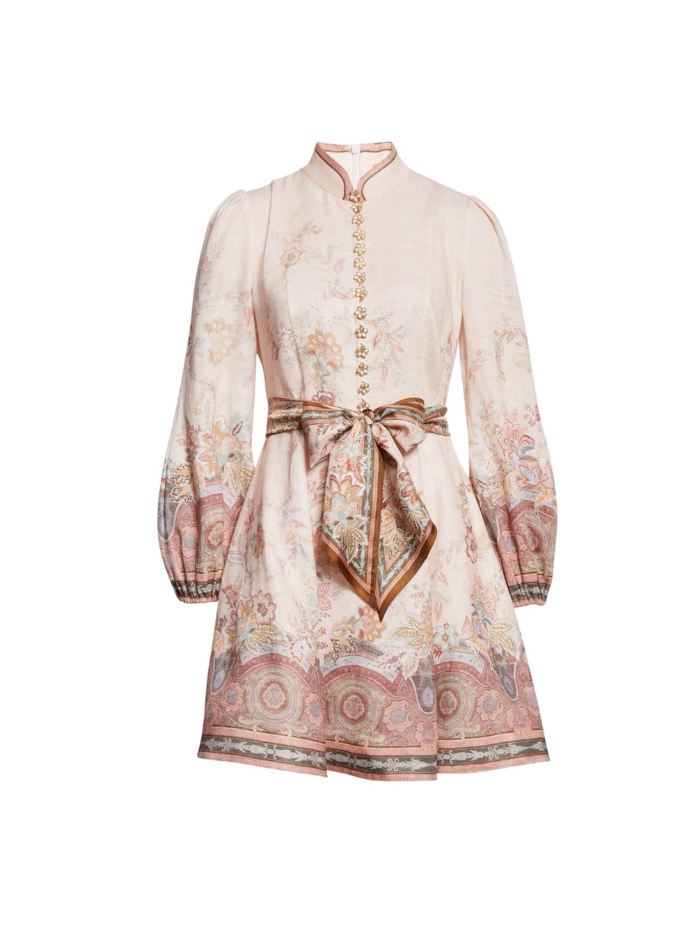 Zimmerman Alchemy Button Mini Dress Size 0